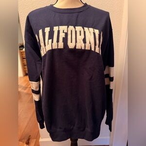 California Navy Blue Men's Sweater
